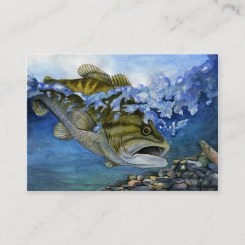 LEAPING BASS Business Card Template