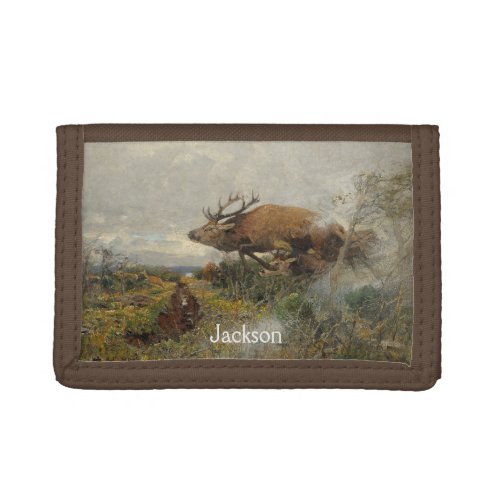 Leaping Buck    Trifold Wallet