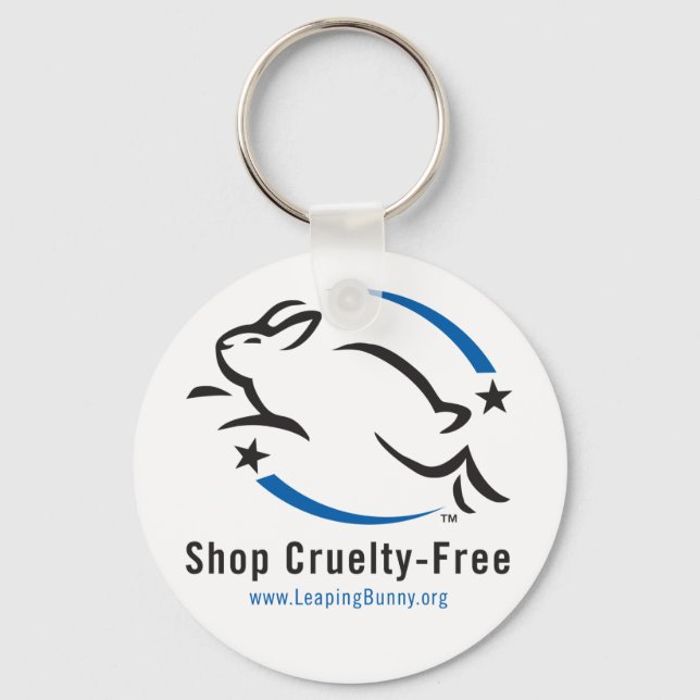 Leaping Bunny Shop Cruelty-Free Keychain (Front)