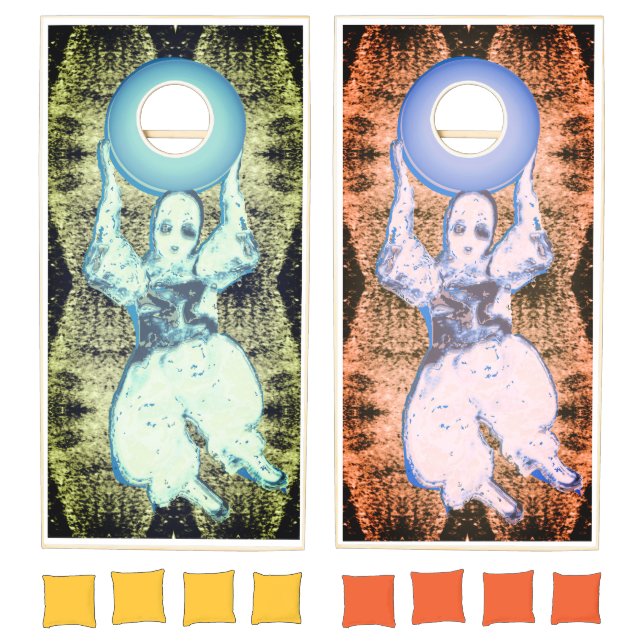 Leaping Clown Cornhole Set (Set)