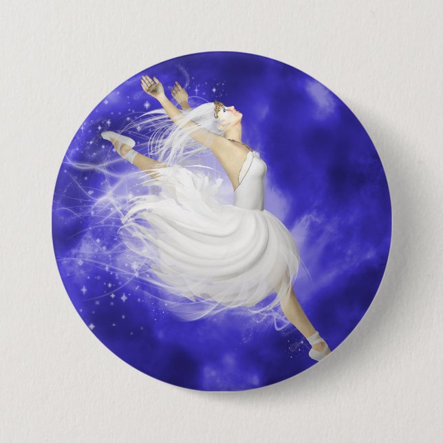 Leaping Dancer Button (Front)