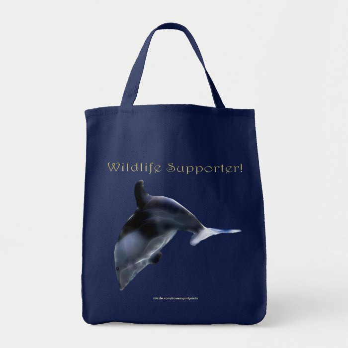LEAPING DOLPHIN Wildlife Tote Bag