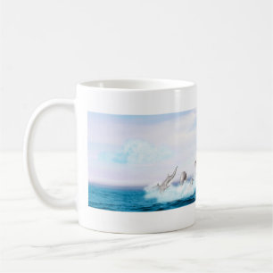 Leaping Dolphins Coffee Mug