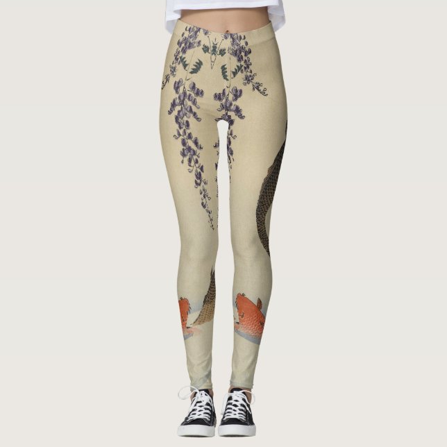 Leaping Fish Leggings (Front)