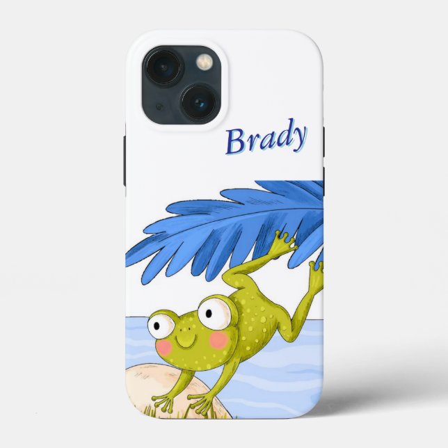 Leaping Frog Apple iPhone 13 mini Case (Back)