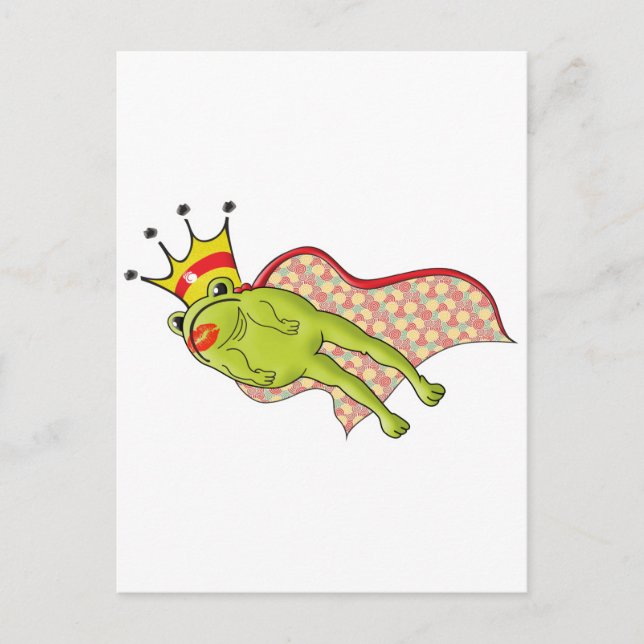 Leaping Frog Prince Color Postcard (Front)