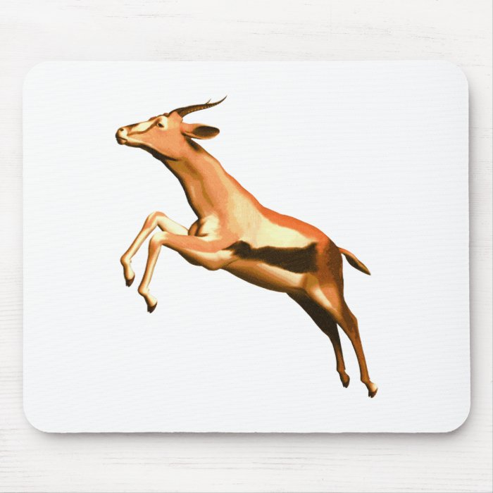 Leaping Gazelle Mouse Pad