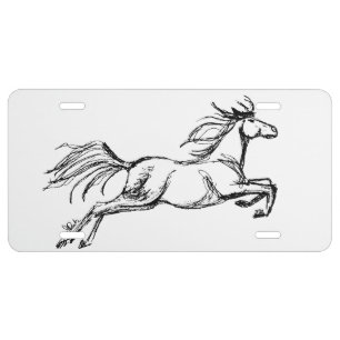 Leaping Horse License Plate