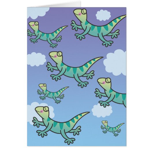 Leaping Lizards Cards (Front)