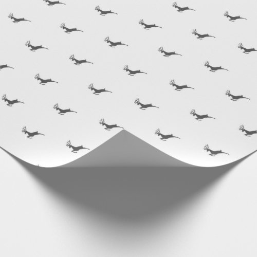 Leaping Reindeer Wrapping Paper