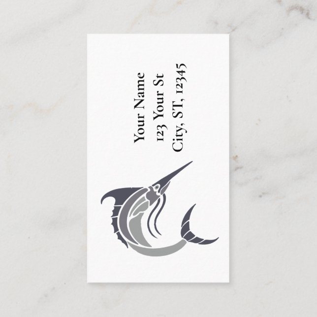 Leaping Swordfish Thunder_Cove Business Card (Back)