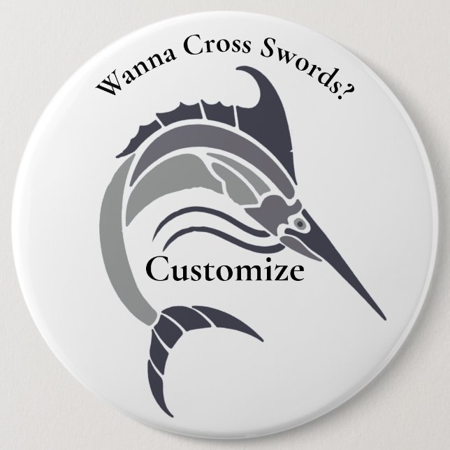 Leaping Swordfish Thunder_Cove Button (Front)