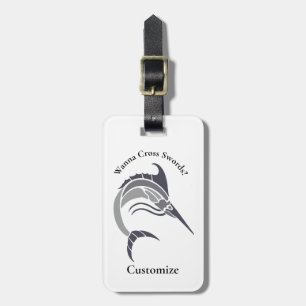 Leaping Swordfish Thunder_Cove Luggage Tag