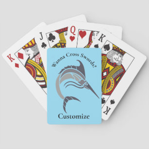 Leaping Swordfish Thunder_Cove Poker Cards