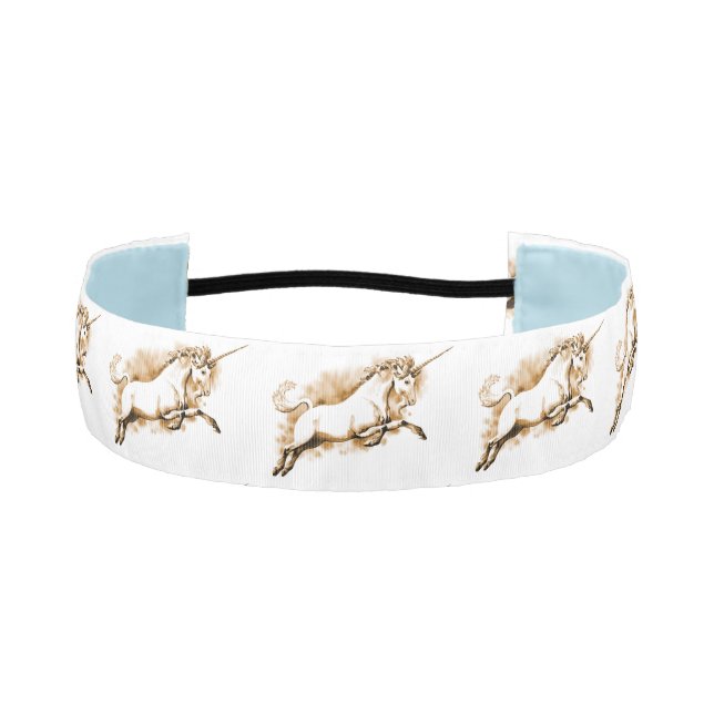 Leaping Unicorn Athletic Headband (Front)