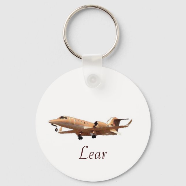 Lear Jet at LAX CLEAN, Lear Keychain (Front)