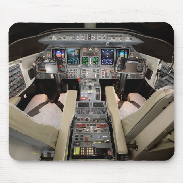 Lear Jet Cockpit Mouse Pad (Front)