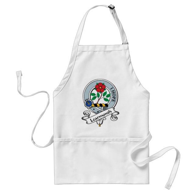 Learmonth Clan Badge Adult Apron (Front)