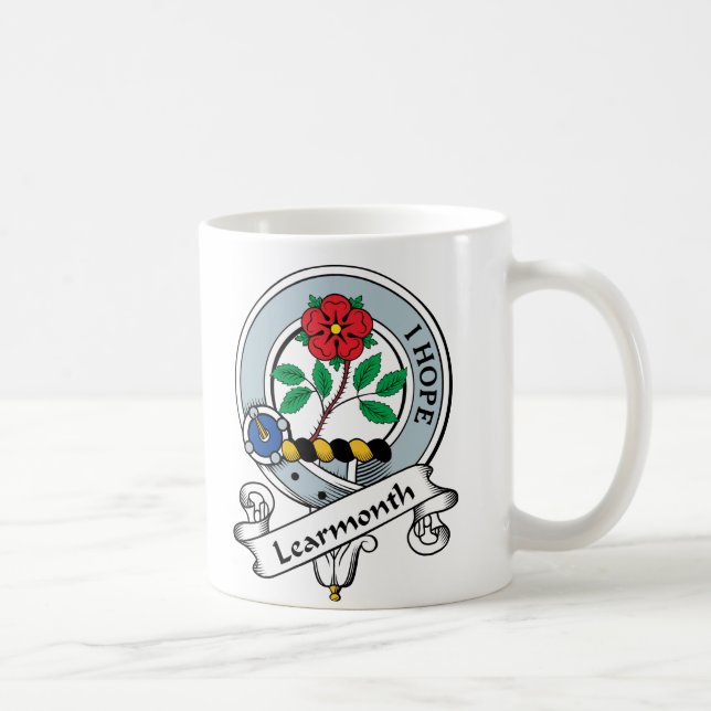 Learmonth Clan Badge Coffee Mug (Right)
