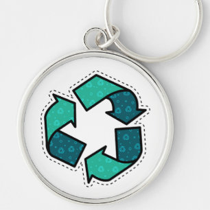 Learn About Recycling - Earth Day Keychain