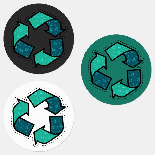 Learn About Recycling - Earth Day Labels (Group)