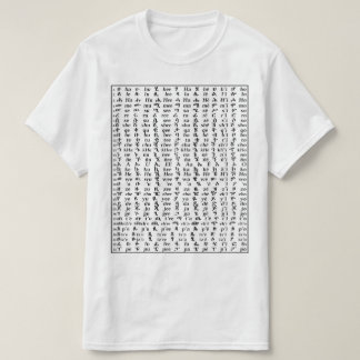 Learn Amharic AlphaBet T-Shirt