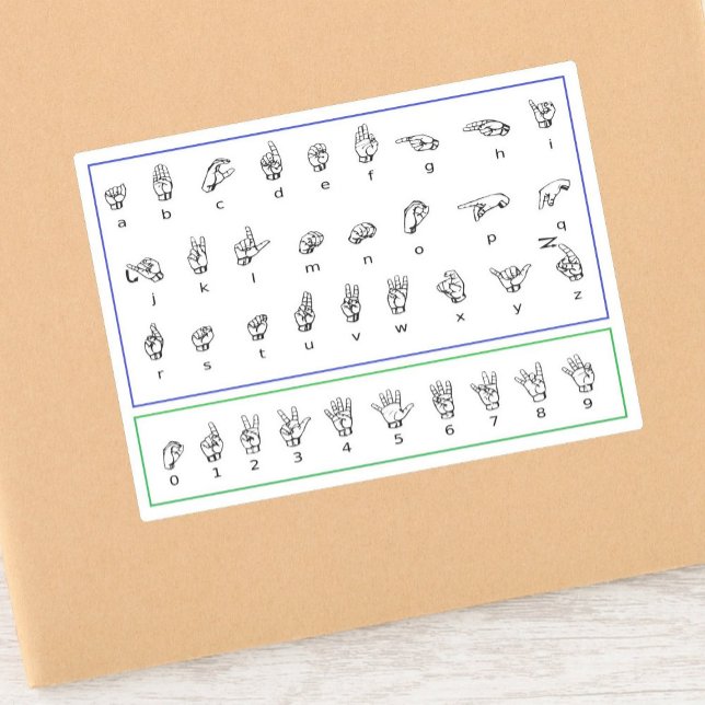 Learn ASL Sign Language, American Numbers Alphabet Sticker (Deaf culture awareness
Creative writing with ASL
Practical ASL products)