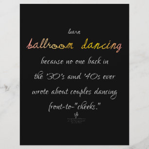 Learn Ballroom Dancing Cava Rosa Flyer