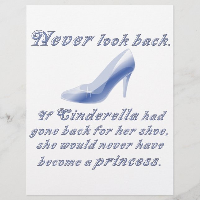 Learn from Cinderella's Shoe Flyer (Front)