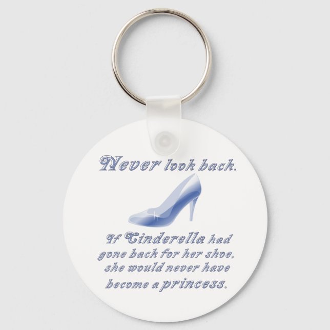 Learn from Cinderella's Shoe Keychain (Front)