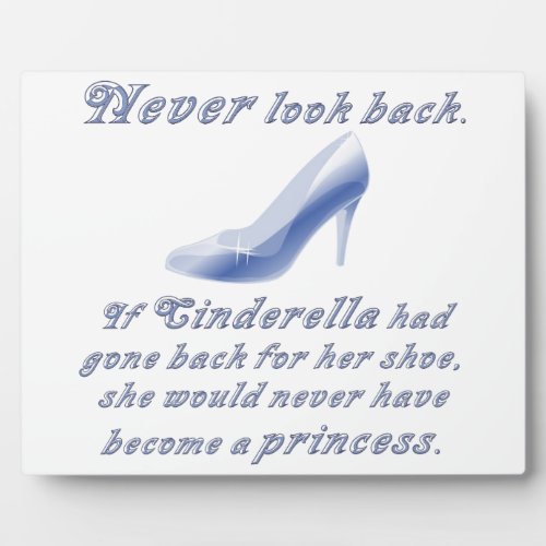 Learn from Cinderellas Shoe Plaque