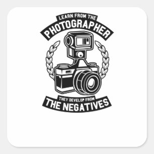 Learn from the Photographer Square Sticker