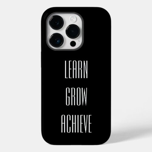 Learn Grow Achieve Simple Recipe for Success Case_Mate iPhone 14 Pro Case