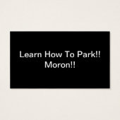 Learn How To Park Moron (Back)
