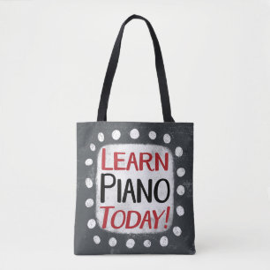 Learn Piano Today Tote Bag