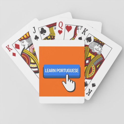 Learn Portuguese Poker Cards
