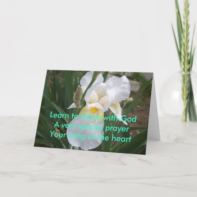 Learn -Share With God Card (Front)