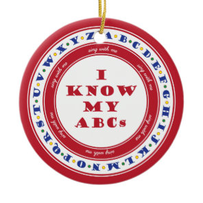 Learn the Alphabet Ornament