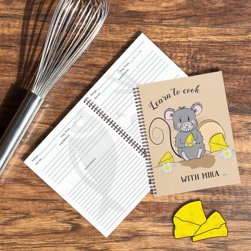 Learn to cook  Kid recipe notebook