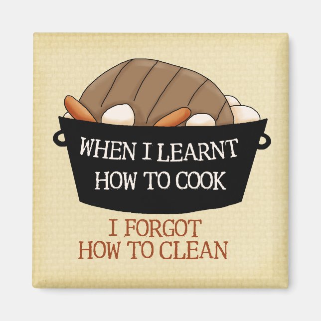 Learn to Cook Magnet (Front)