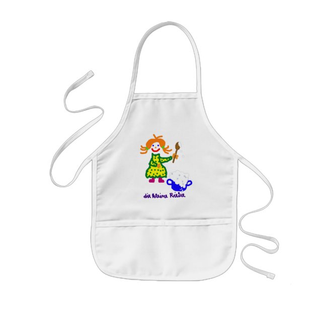 Learn to cook with the little belt kids' apron (Front)