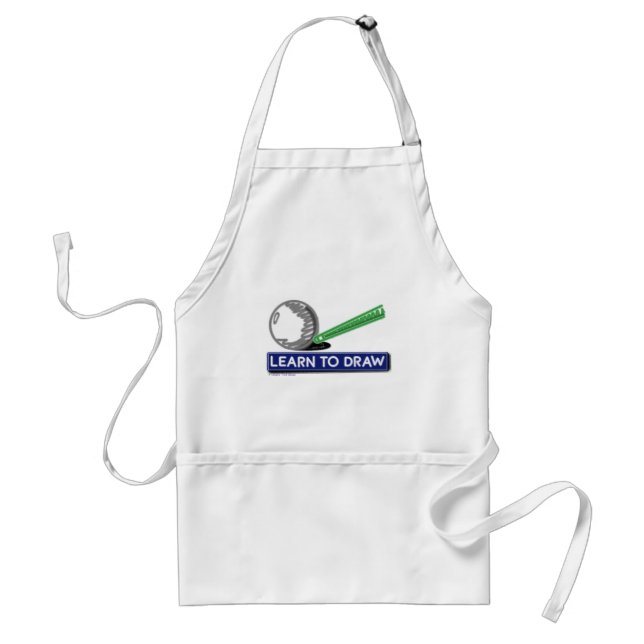 Learn to Draw Adult Apron (Front)