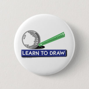 Learn to Draw Pinback Button