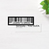 learn to drive barcode (Desk)