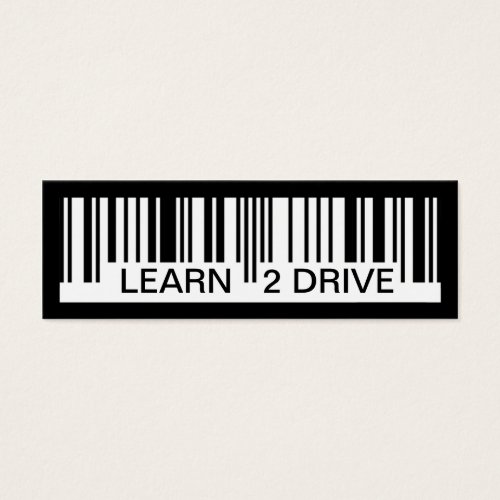 learn to drive barcode