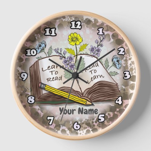 Learn To Read Clock