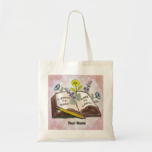 Learn To Read Tote Bag