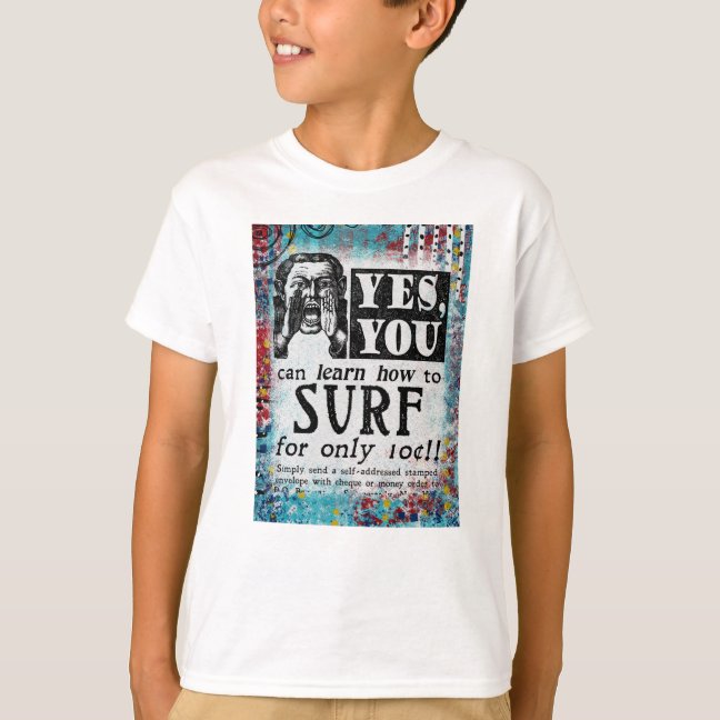 Learn To Surf T-Shirt - Learn How Vintage Ad