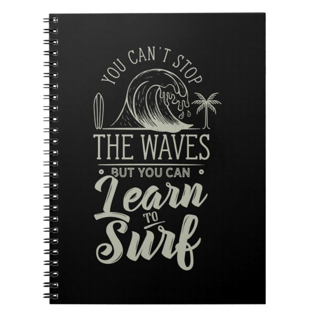 Learn To Surf Notebook (Front)