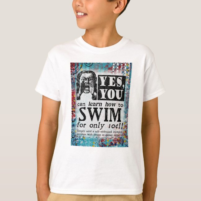 Learn To Swim T-Shirt - Learn How Vintage Ad